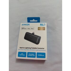Anker Nano 5000MAh Power Bank w/ Lightning Foldable Connector (MFi-Certified)